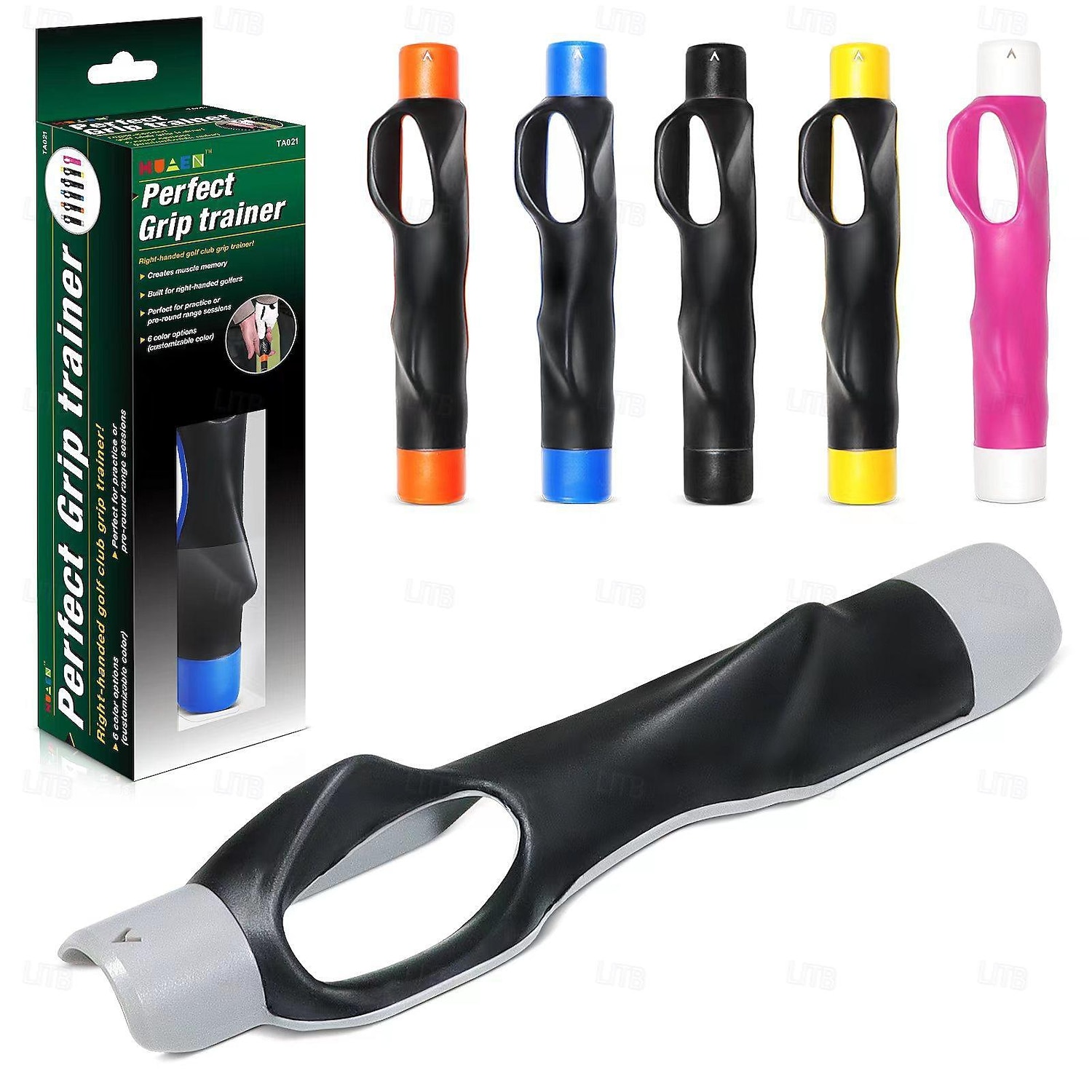 Aide à l'entraînement au swing de golf-correcteur de préhension pour le positionnement des mains, équipement d'entraînement au putting intérieur et extérieur pour débutants de 2025 ? $16.99 –P1