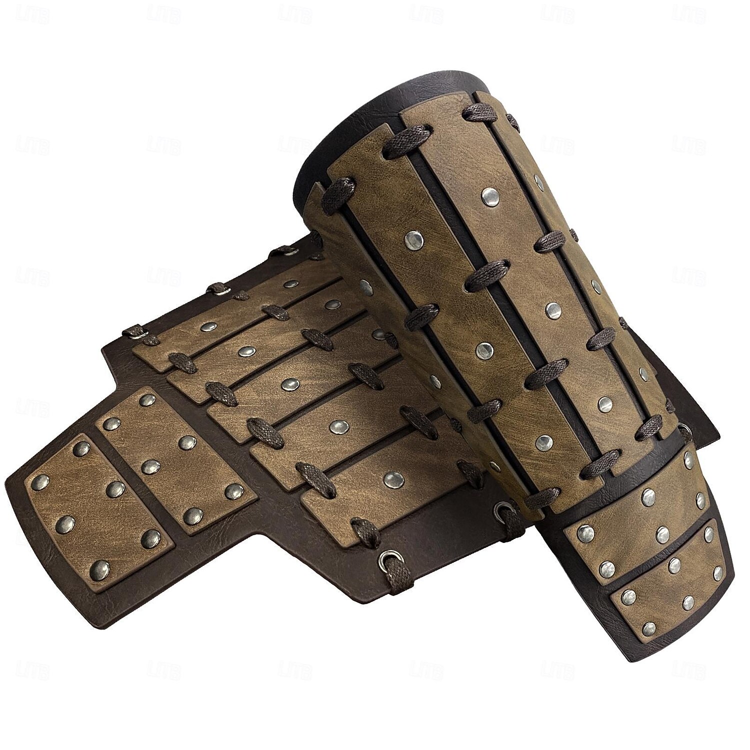 Retro Vintage Punk & Gothic Mittelalterlich Rüstung Armband Handgelenkstütze Wikinger Tempelritter Kreuzritter Ranger Schildmaid Bogenschießen Kostüm Herren Vikinger Fantasie Halloween Karneval 2026 - $20.99 –P19