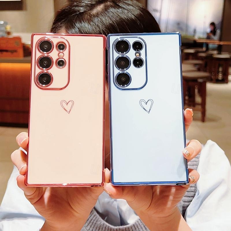 telefono Custodia Per Samsung Galaxy S24 S23 S22 S21 Ultra Plus A54 A34 A14 A53 A33 A23 A13 A12 A52 S25 Ultra Per retro Resistente agli urti TPU Placcatura del 2025 a $12.99 –P13