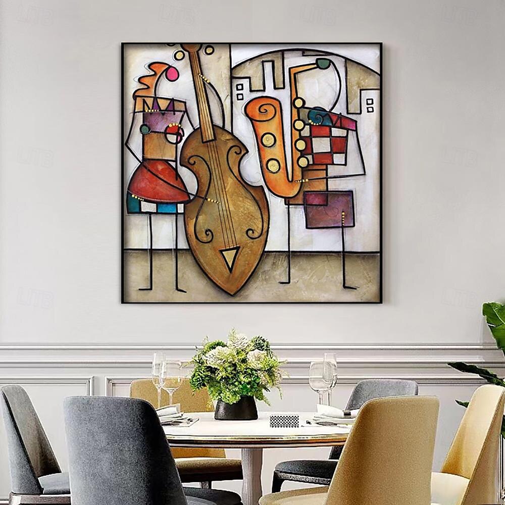 dipinto a olio fatto a mano su tela decorazione della parete di arte famoso picasso figura astratta per la decorazione domestica pittura senza cornice arrotolata non stirata del 2025 a $83.99 –P9