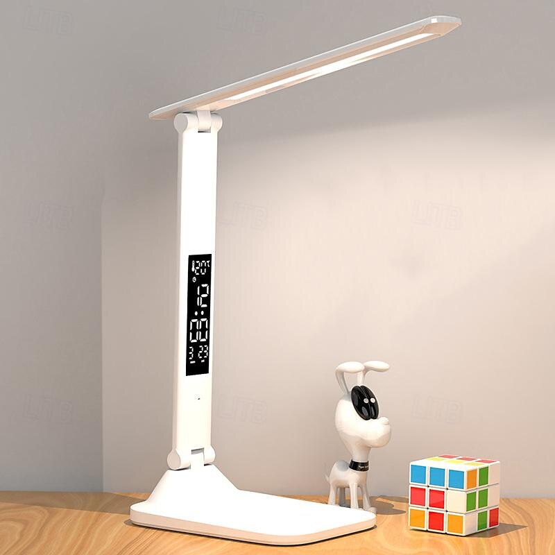 Augenschutz-Schreibtischlampe, LED-Lernen, Studentenwohnheim, Aufladen, Leseschreibtisch, LED-Schreibtischlampe, klappbar, intelligente Schreibtischlampe, Schlafzimmer 2025 - $54.84 –P1
