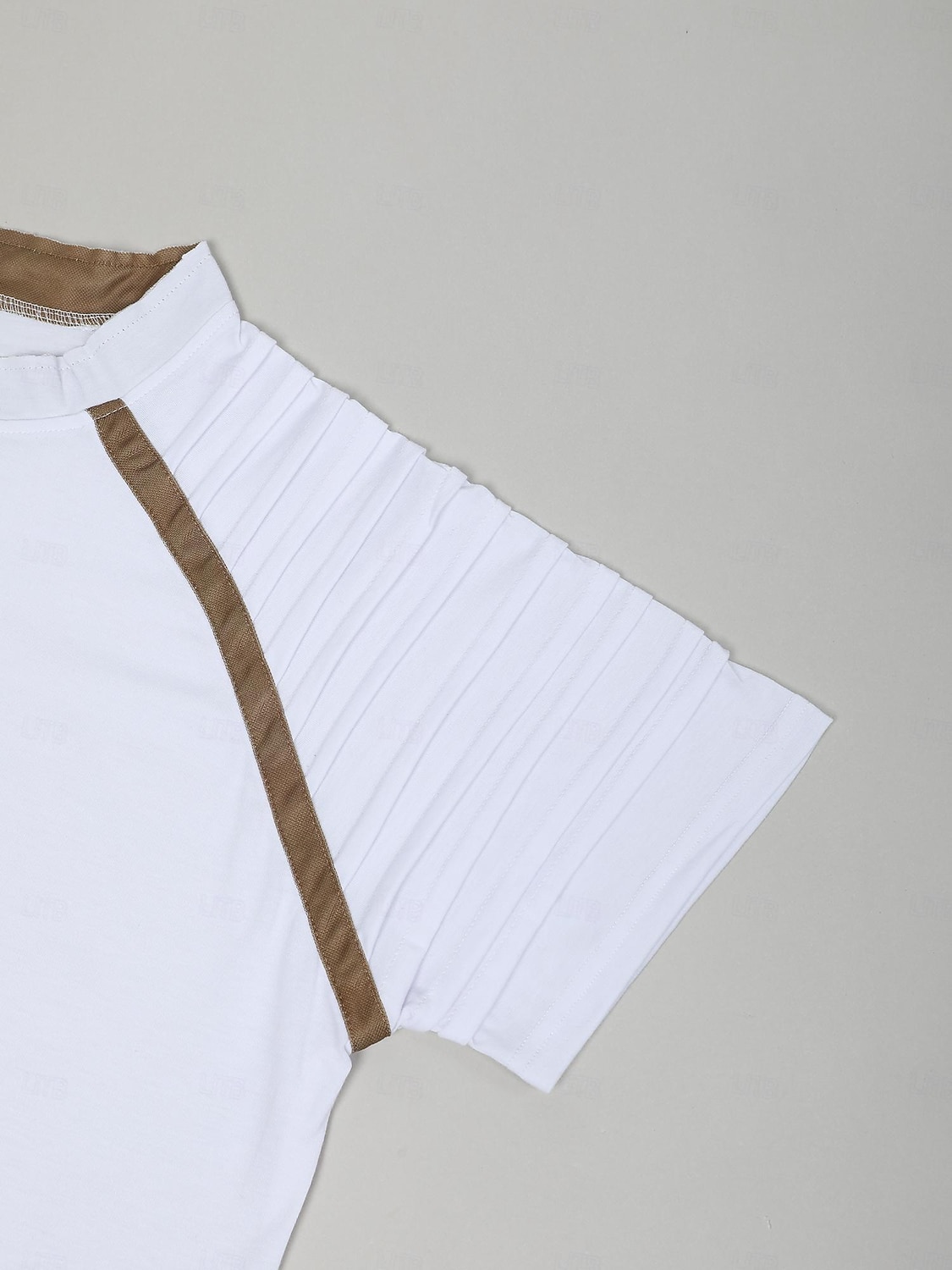 Per uomo Maglia Henley T-shirt Raglan Manica Corta Semplice Sottile pieghettato Moda Designer Casual Patchwork Pieghe Henley All'aperto Vacanza Quotidiano Estate Bianco Blu marino Grigio scuro del 2026 a $18.99 –P9