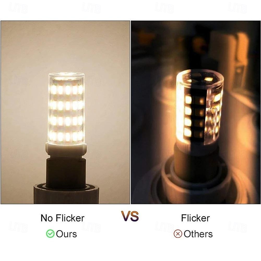 6pcs/10pcs Ceramic Led Bulbs E14/G9 Flicker Free AC110-265V 54LEDs SMD 2835 LED Corn Bulb Lamp High Power E14 LED Spotlight for Crystal light 2025 - $24.99 –P3