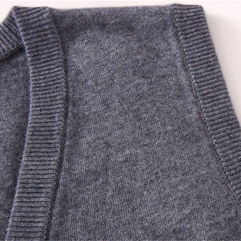 Herren Weihnachtspullover Pullunder Kleid Pullover Strickjacke Gerippt Stricken Standard Tasche Strick Glatt V Ausschnitt Warm-Ups Moderne zeitgenössische Freizeitskleidung Ausgehen Bekleidung Winter 2025 - $35.99 –P3