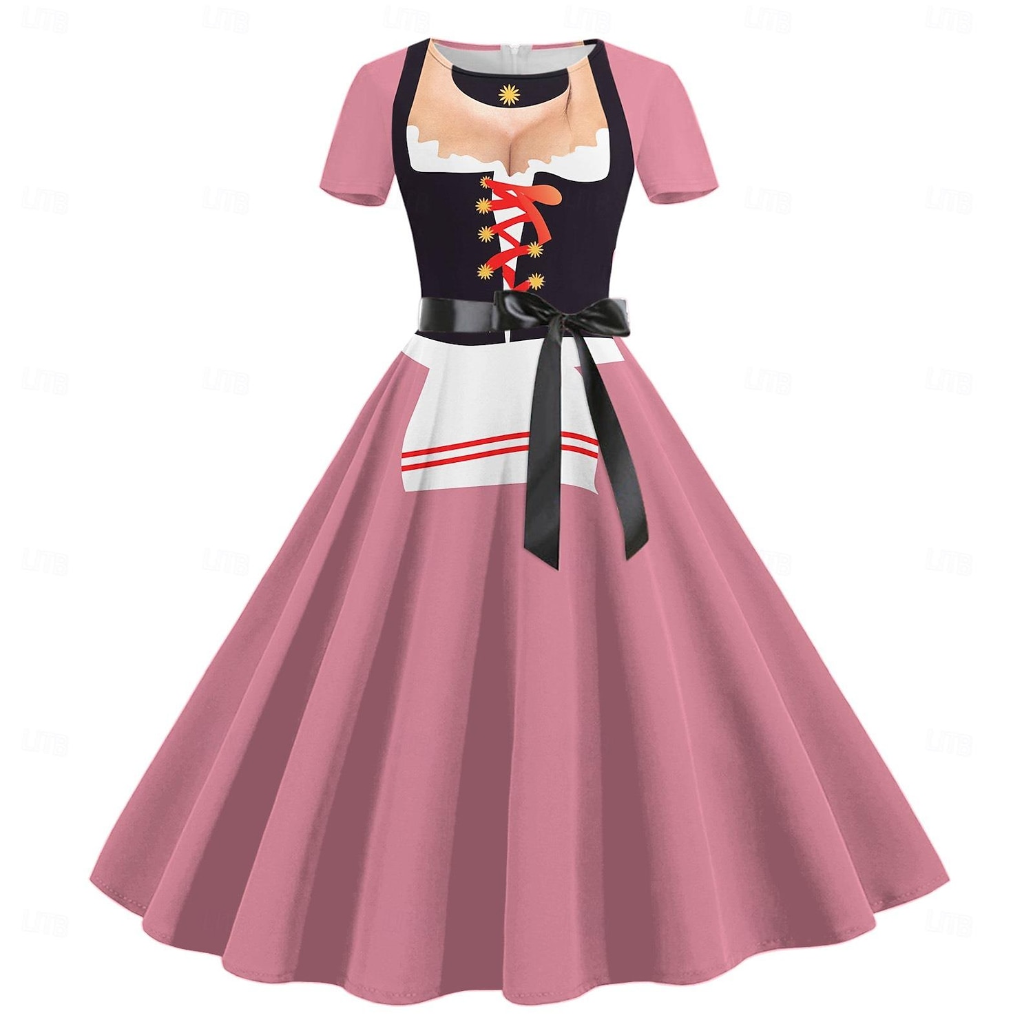 Halloween Oktoberfest Dress Maid Bavarian German Munich Wiesn Women's Traditional Style Cloth 2026 - $29.99 –P11