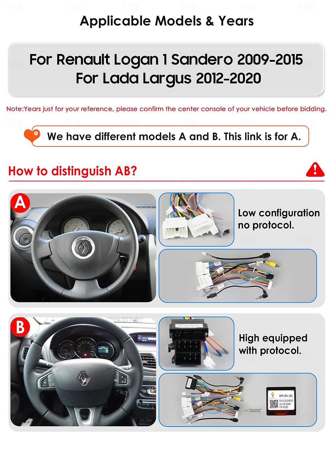 For Renault Logan 1 Sandero Dacia Duster 2009 - 2015 Car Radio Multimedia Video Player Navigation Android 12 stereo 2025 - $136.99 –P2