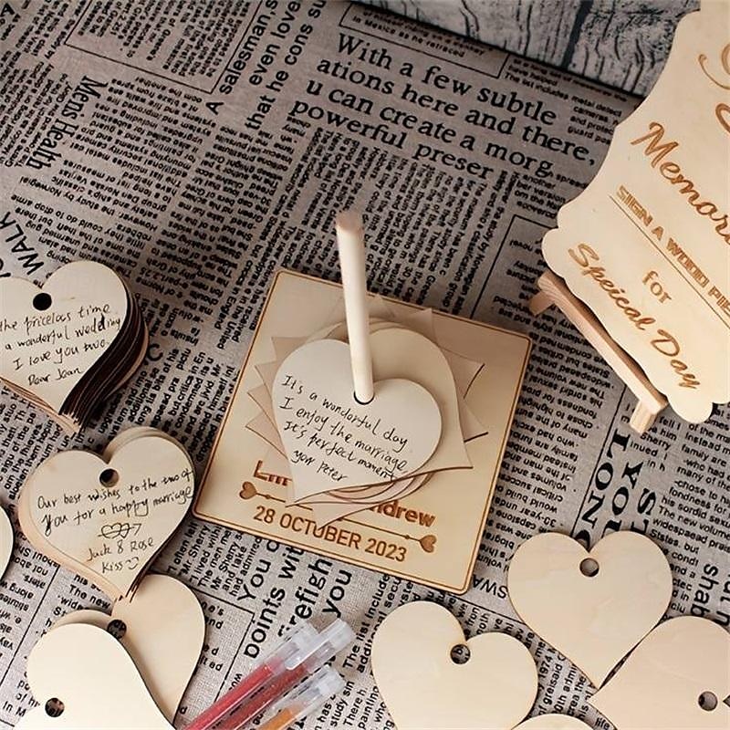 Wedding Sign in Wooden Love Set Wooden Crafts Festival Creative Decoration 2025 - $41.99 –P9