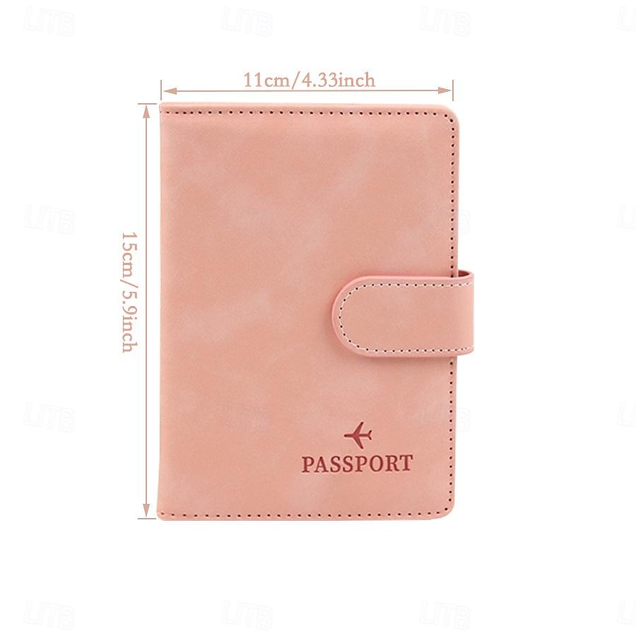 Women Men RFID Vintage Business Passport Covers Holder Multi-Function ID Bank Card PU Leather Wallet Case Travel Accessories 2025 - $13.99 –P3