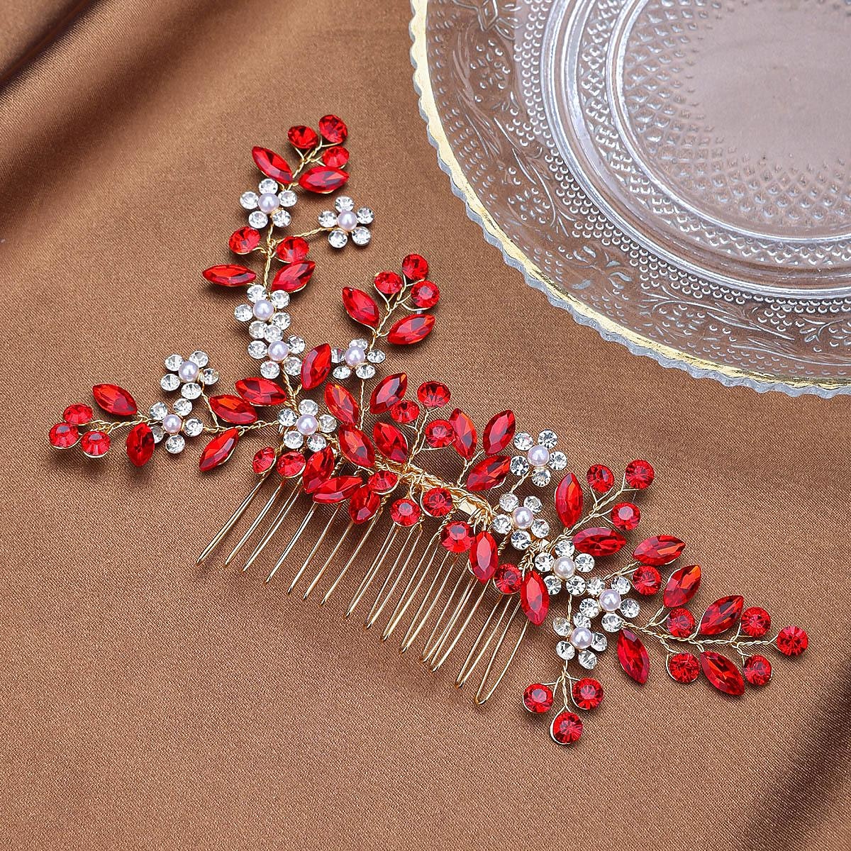 Pettini per capelli Copricapo Strass Lega Matrimonio cocktail Retrò Matrimonio Con Dettagli con cristalli A fantasia Copricapo Copricapo del 2026 a $30.99 –P4