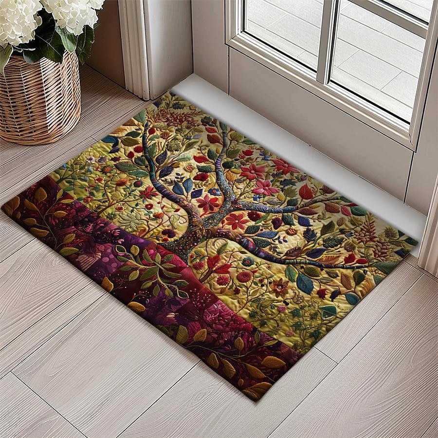 Vintage Tree of Life Doormat Floor Mats Washable Rugs Kitchen Mat Non-Slip Oil Proof Rug Indoor Outdoor Mat Bedroom Decor Bathroom Mat Entrance Rug 2025 - $16.99 –P6