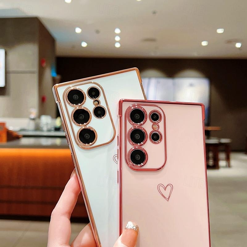 telefono Custodia Per Samsung Galaxy S24 S23 S22 S21 Ultra Plus A54 A34 A14 A53 A33 A23 A13 A12 A52 S25 Ultra Per retro Resistente agli urti TPU Placcatura del 2025 a $12.99 –P5
