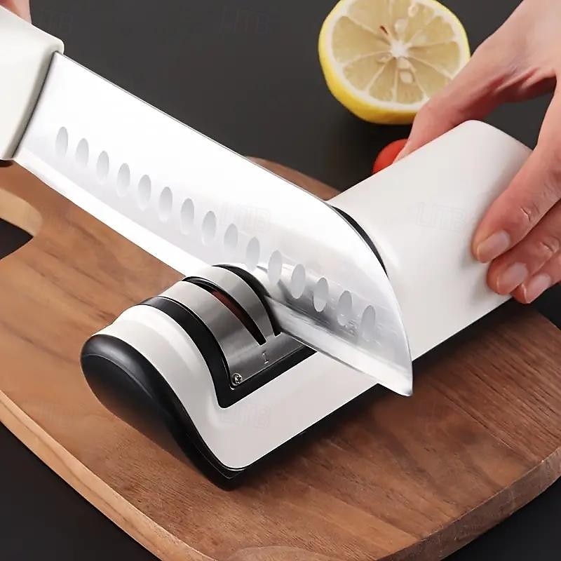 elektrisk knivsliper husholdningsbryneverktøy multifunksjons automatisk lading liten knivsliper 2025 - $28.99 –P7