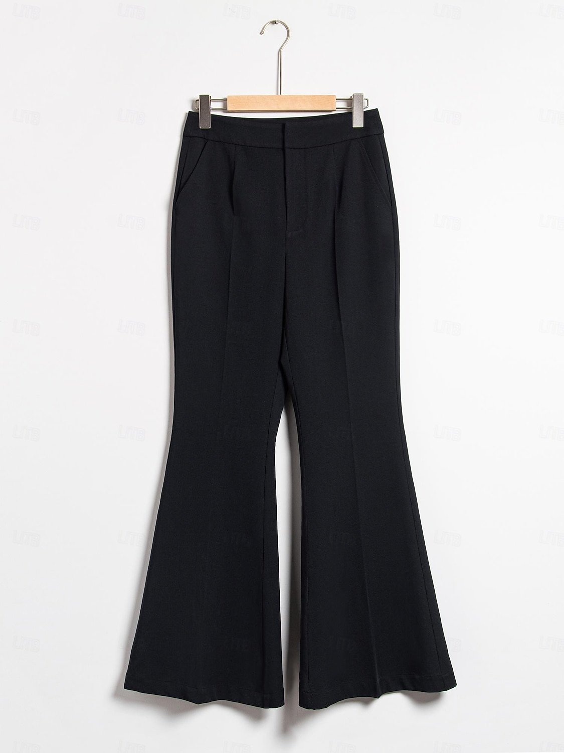 Boot-cut broek met hoge taille en elasticiteit 2025 - $64.99 –P9