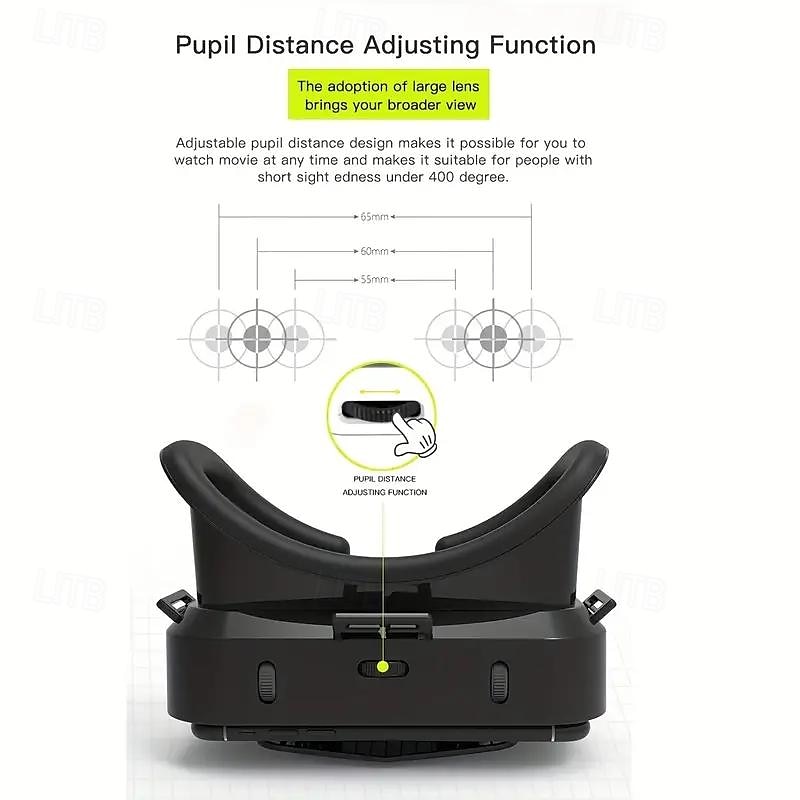3D VR Headset Smart Virtual Reality Glasses VR Helmet For IPhone/Android Smartphones Phone Lenses With Controllers Binoculars 2025 - $25.99 –P6