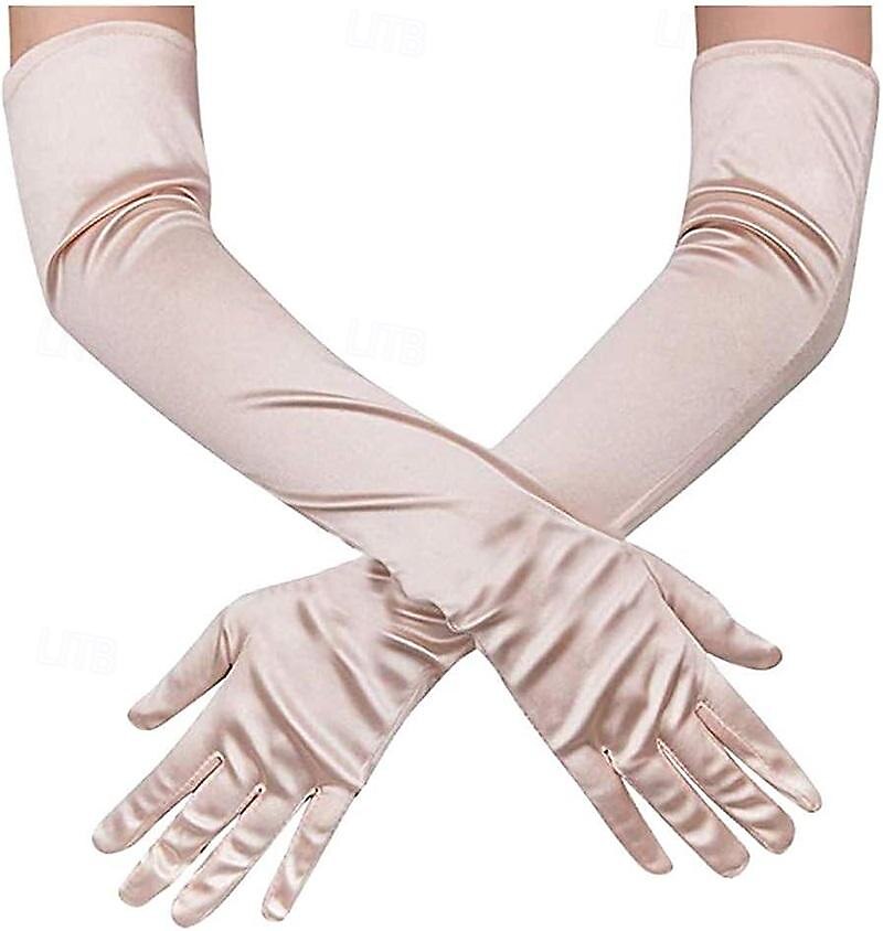 mote voksne kvinner sateng hansker lange sexy votter kveld fest elegant brudekjole hansker 2026 - $16.99 –P1