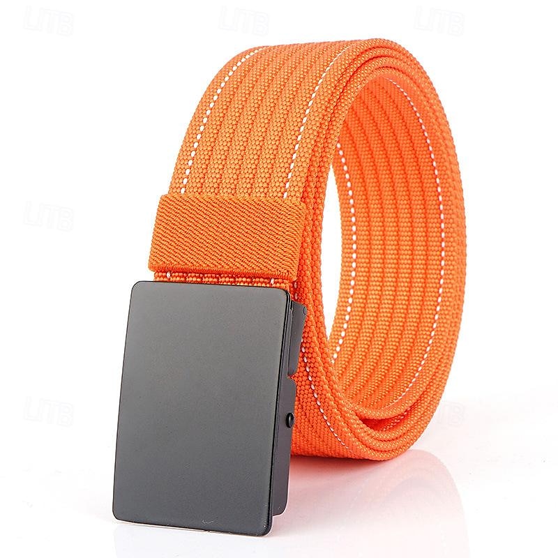 Men's Nylon Belt Waist Belt Black 1# Black Nylon Alloy Durable Adjustable Plain Outdoor Daily 2025 - $12.99 –P9