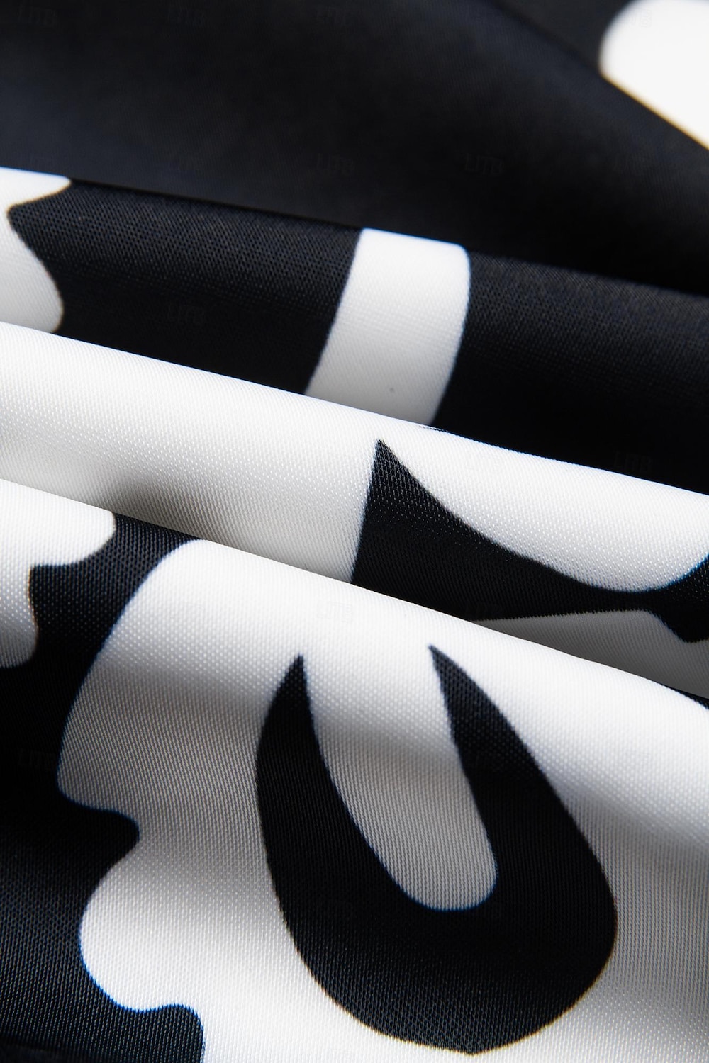 vestido midi com estampa geométrica ombro a ombro de 2026 por $30.49 –P11