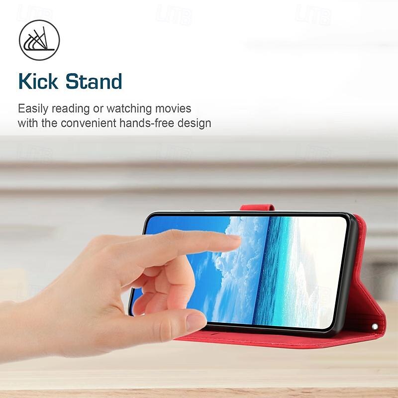 Phone Case For iPhone 16 iPhone 15 Pro Max iPhone 14 13 12 11 Pro Max X XR XS 8 7 Plus Wallet Case Magnetic with Wrist Strap Kickstand Heart TPU PU Leather 2025 - $17.99 –P15