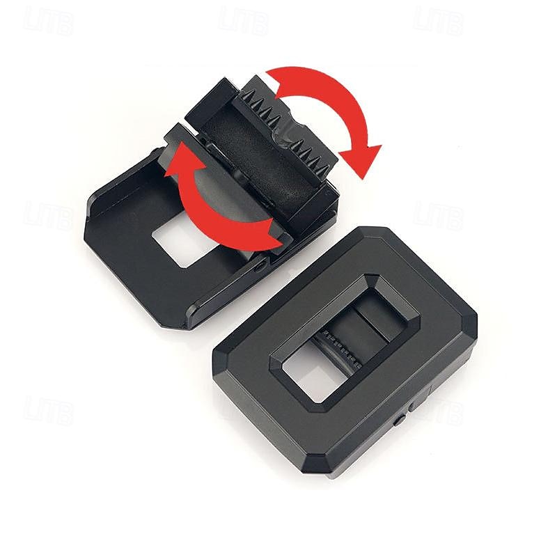 Men's Belt Nylon Belt Reversible Belt Hollow-out Rotating Buckle Alloy Durable Adjustable Plain Red Kakhi Outdoor Daily Waist Belt 2026 - $11.99 –P12