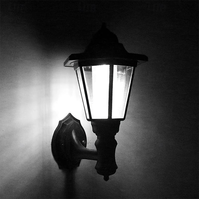 1 lámpara solar de pared para exteriores, luz solar hexagonal, IP65 impermeable, luz solar para valla, lámpara de pared LED retro de encendido/apagado automático, decoración de luz resistente al 2025 - $10.49 –P3