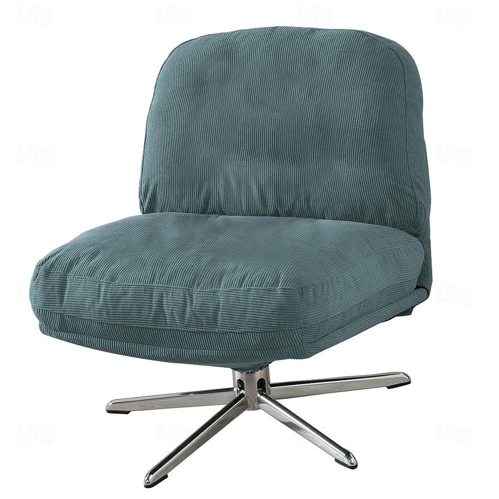 Cordfløyels svingstol trekk av sofa trekk ensfarge garnfarget trekk 2025 - $151.99 –P6