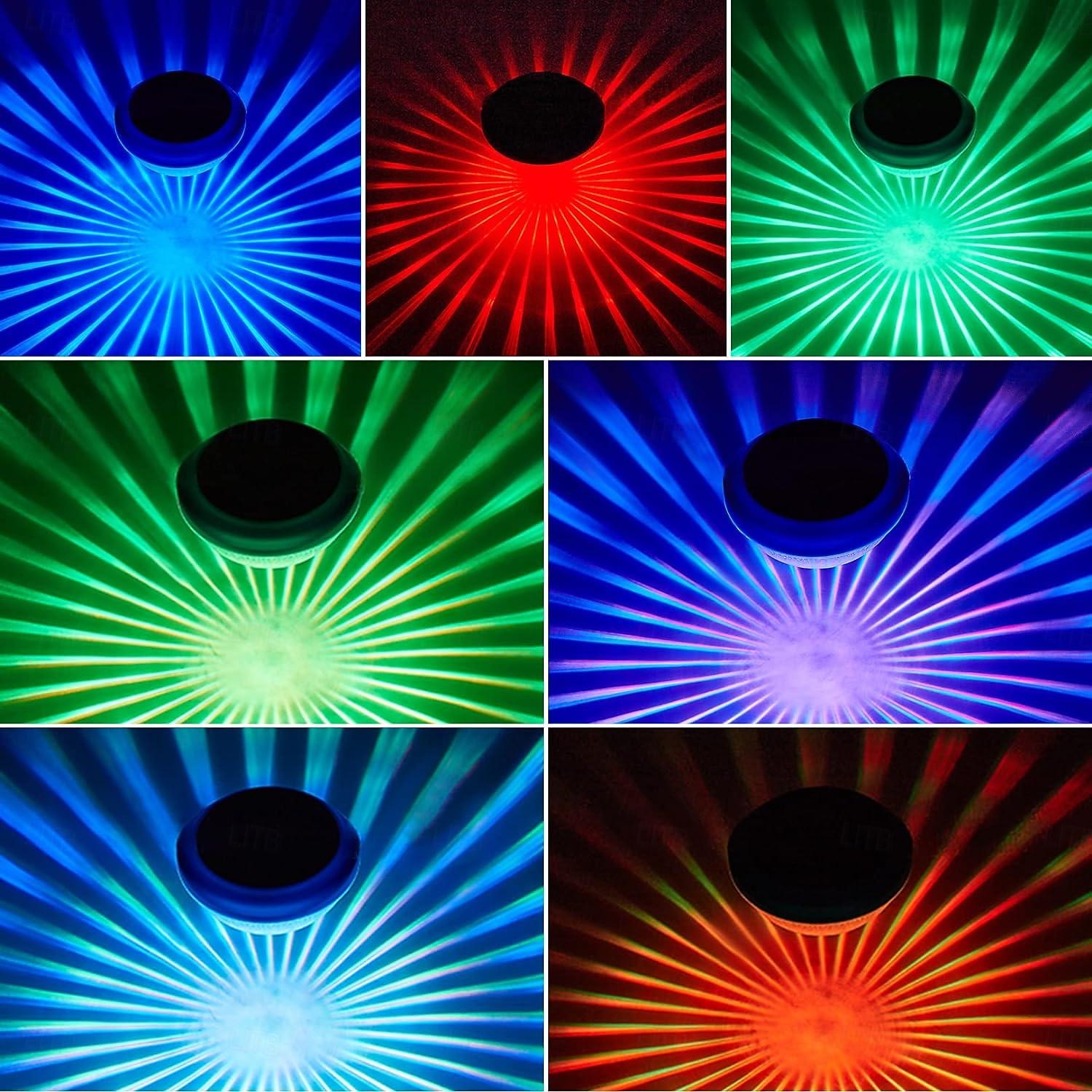 Solar Floating Pool Lights RGB Color Changing Pool Lights LED Waterproof Pool Light for Outdoor Swimming Pool Pond Hot Tub Garden Holiday Party Landscape Decoretion 1/2pcs 2024 - $15.99 –P2