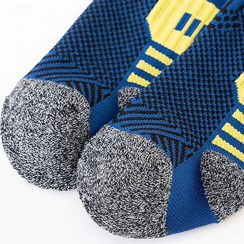 Men's 3 Pack Multi Packs Socks Ankle Socks Running Socks Casual Socks Black White Color Color Block Sports & Outdoor Casual Daily Basic Medium Spring Fall Fashion 2025 - $8.49 –P7