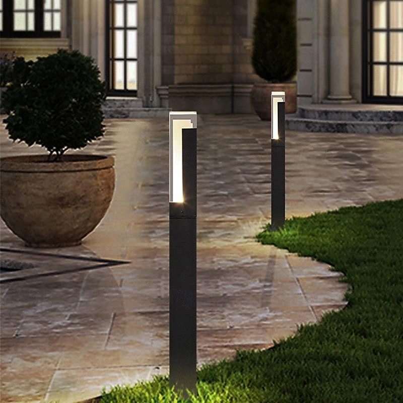 poste de amarração para exterior luzes de caminho LED para exterior 30/40/60/80 cm luz de base antracite de alumínio, lâmpada de jardim de design moderno, ip65 à prova de intempéries, lâmpada de piso de 2026 por $126.17 –P7