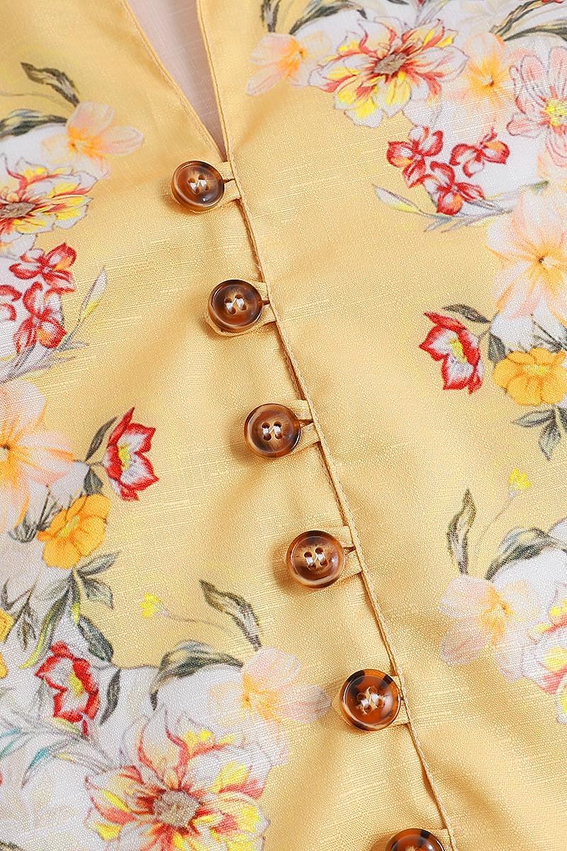 Homme Floral Chemise Chemise boutonnée manche longue Décontractées Usage quotidien Sortie Fin de semaine Printemps été Col Mao Imprimer Bouton bas Jaune Rose Claire Bleu Violet de 2025 ? $26.99 –P3