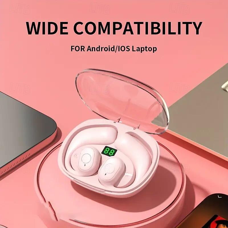 Latest Open Wireless Earphones 3D Surround Sound Effects TWS True Wireless Headset No Pain After Long Wear IntelligentNoise Reduction Suitable For Driving Running Meeting Sports FitnessCycling 2025 - $8.99 –P3