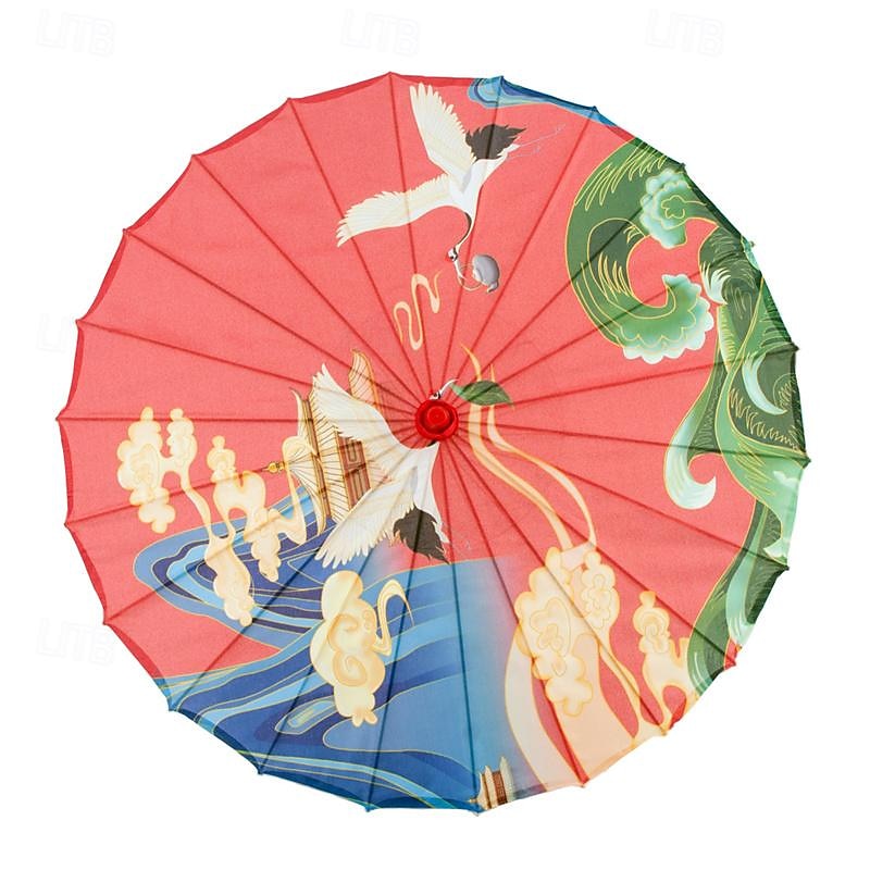 Silk Cloth Parasol (33-inch Peony) - Chinese Japanese Style Paper Umbrella - For Weddings And Personal Sun Protection Asdf Christmas 2025 - GBP £18 –P13