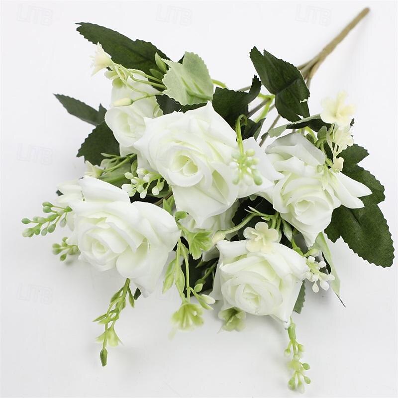 2 pezzi simulati di rosa artificiale palla crisantemo decorazione della casa ornamenti di fiori artificiali oggetti di scena di nozze fiori artificiali del 2025 a $15.99 –P20