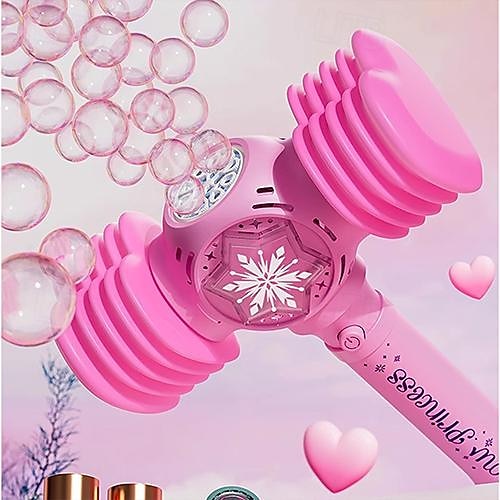 Varinha de bolha para crianças e meninas: varinhas de soprador de máquina de bolhas com luz & música, brinquedos para festas ao ar livre para crianças, presente de aniversário para meninas de 3 4 5 6 de 2025 por $33.99 –P12