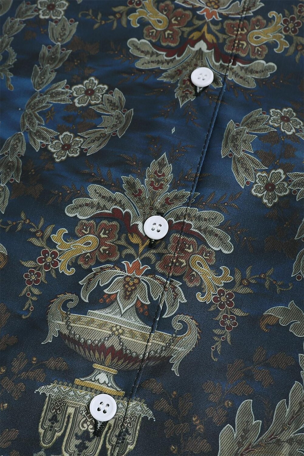 Dame Skjorte Mote Knapper Print Langermet Vanlige Topper Skjorte Krage Casual Blå Vår  Høst 2025 - $32.99 –P5