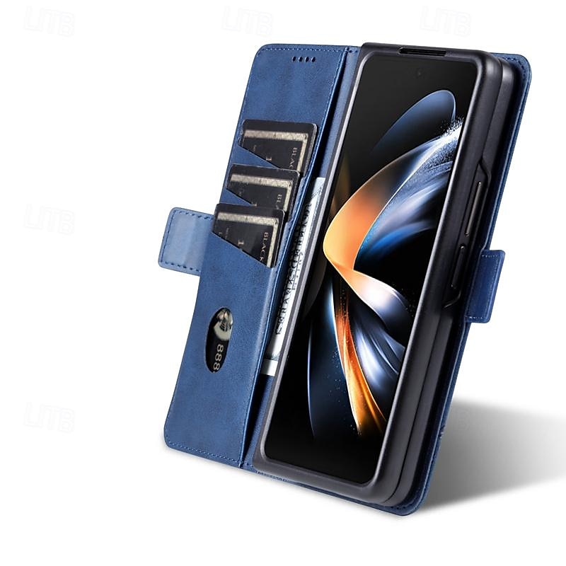 Handy Hülle Handyhüllen Für Samsung Galaxy Z Fold 7 Z Fold 6 Z Fold 5 Z Fold 4 Z Fold 3 Brieftaschenhülle Vollschutz Ständer Kartenfach Retro PC PU-Leder 2025 - $18.99 –P9