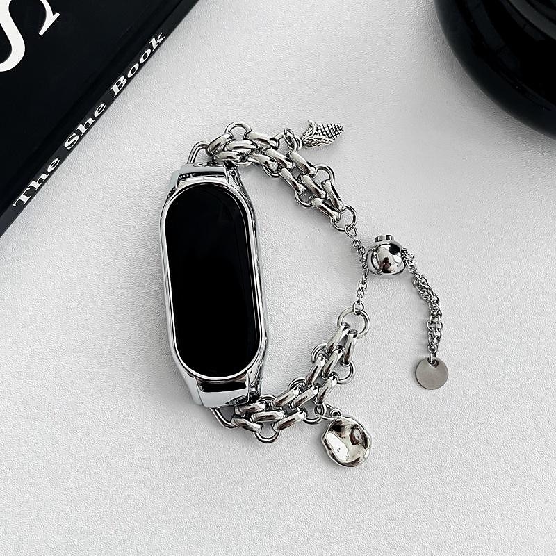 Bandă de ceas inteligent Compatibil cu Xiaomi Mi Band 8 Mi Band 7 (NFC) Band 6/5 NFC Band 4/3 NFC Ceas inteligent Curea cu Case Împletit Robust Bratara de bijuterii Înlocuire Brăţară 2025 - $27.99 –P14