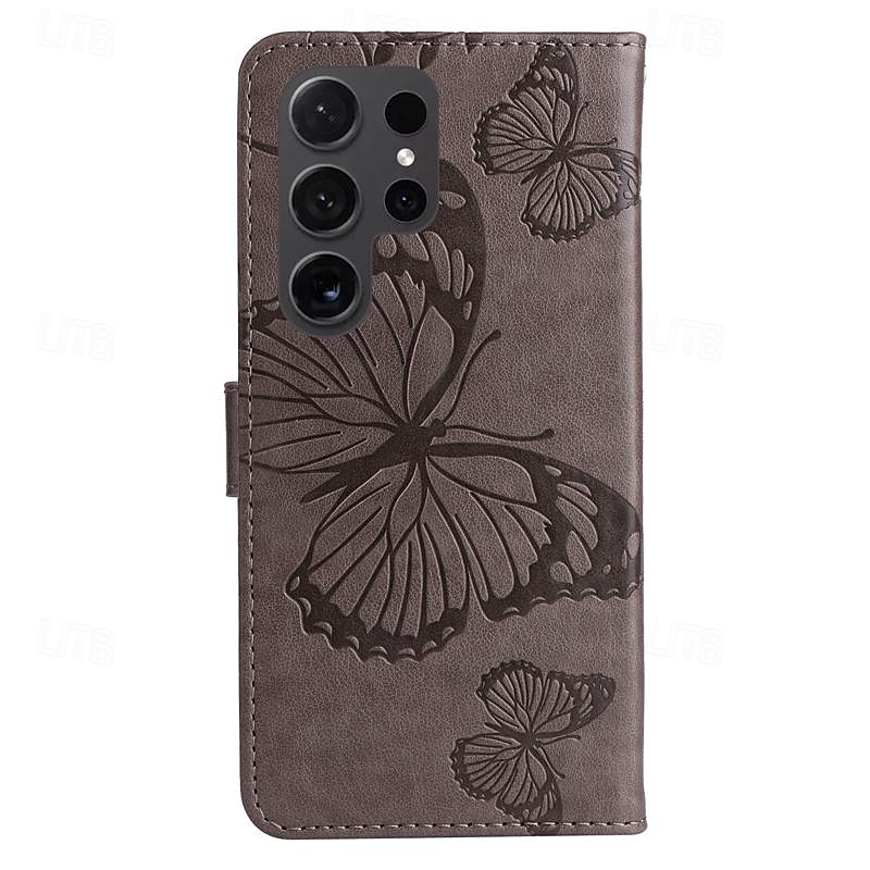 τηλέφωνο tok Για Samsung Galaxy S24 S23 S22 S21 S20 Ultra Plus FE A54 A34 A14 Σημείωση 20 10 S25 Ultra Θήκη κάρτας πορτοφολιού Μαγνητική Προστατευτικό για όλο το σώμα με λουράκι καρπού Πεταλούδα TPU 2025 - $17.99 –P5