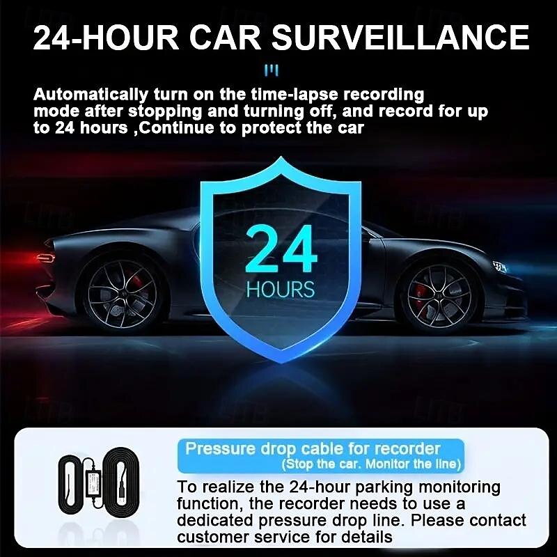 Three-lens Tachograph High-definition Night Vision Astern Image of The Front and Rear Of The Car 2025 - $52.99 –P11