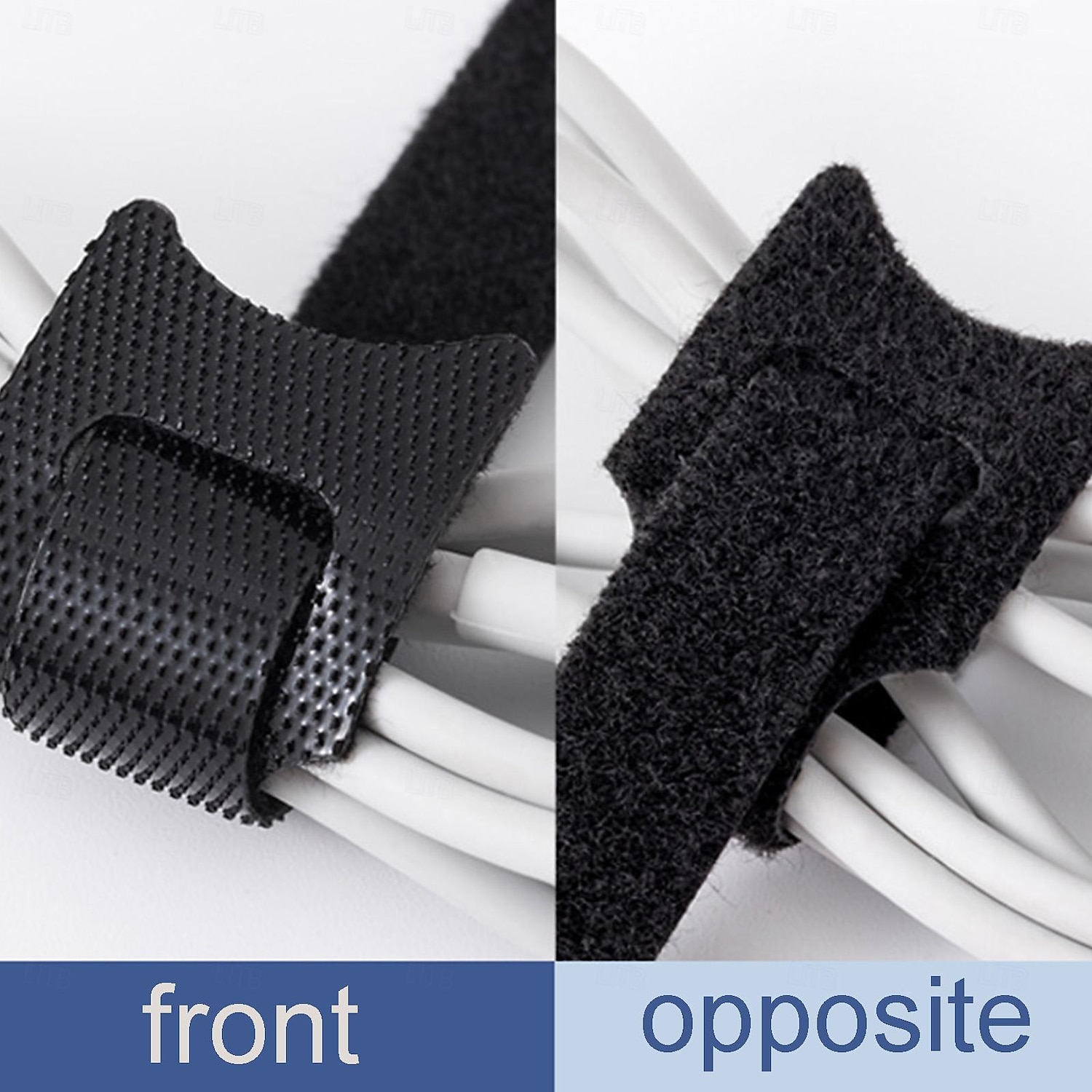 30pcs Cable Organizer - Reusable Self-Gripping Cable Ties for Charger Management, Wire Bundling, Storage, Suitable for Home, Office, Desk Cable Organization 2025 - $10.99 –P10