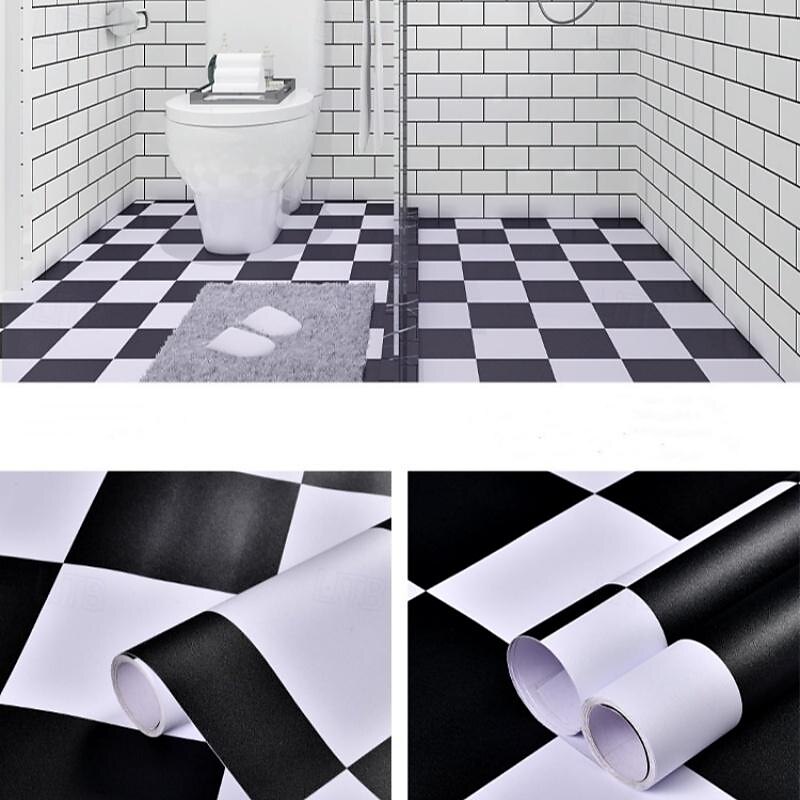 Anti Slip Flooring For Kitchen And Bathroom Thickened Balcony Flooring Wallpaper Self-Adhesive Waterproof PorcelainBrick Sticker 3 Meters 2025 - $23.99 –P8