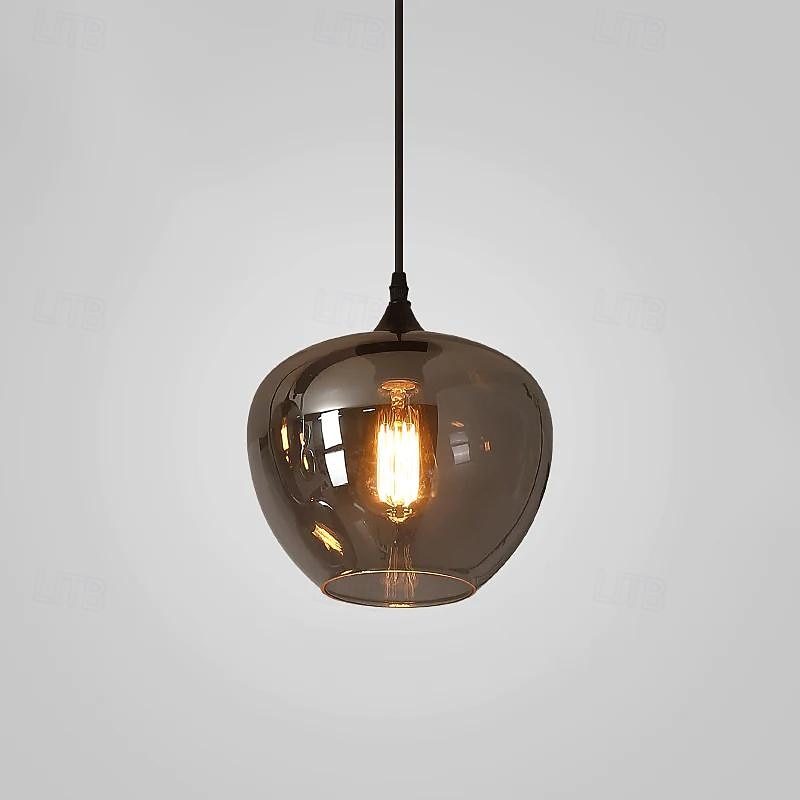 led kroonluchter eilandlicht 1/3/6/8/10/12 hoofden warm licht 25cm nordic restaurant creatieve persoonlijkheid lange lijn gerookte glazen lampen eetkamer woonkamer 110-240v 2026 - $866.99 –P1