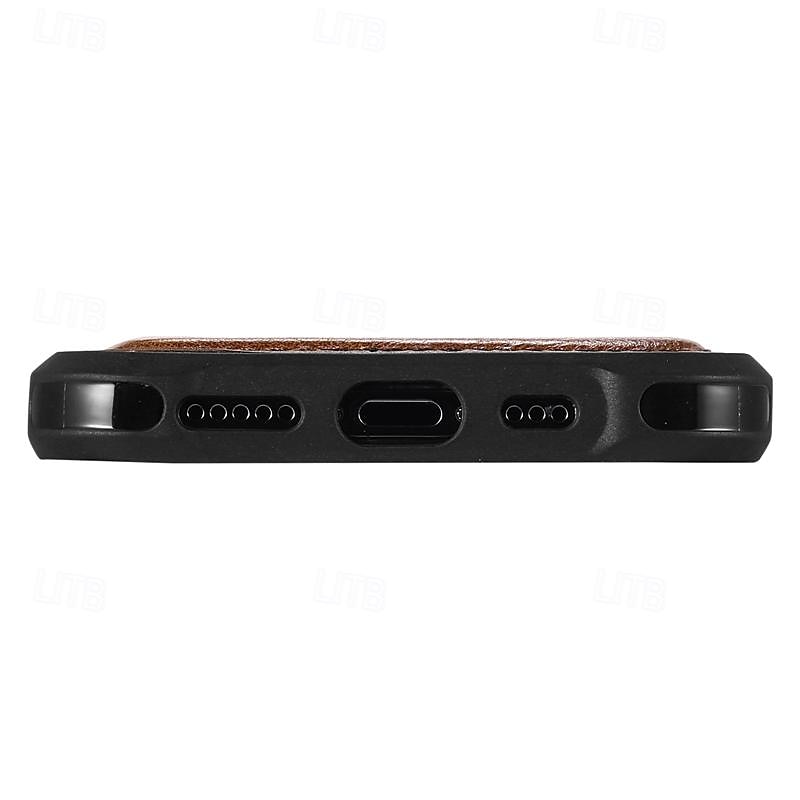 Retro θήκη πορτοφολιού με φερμουάρ για iPhone 16 15 14 13 12 11 Pro Max Plus Mini SE – Αποσπώμενη μαγνητική αναστροφή θήκη καρτών PU δέρμα 2025 - $32.99 –P10