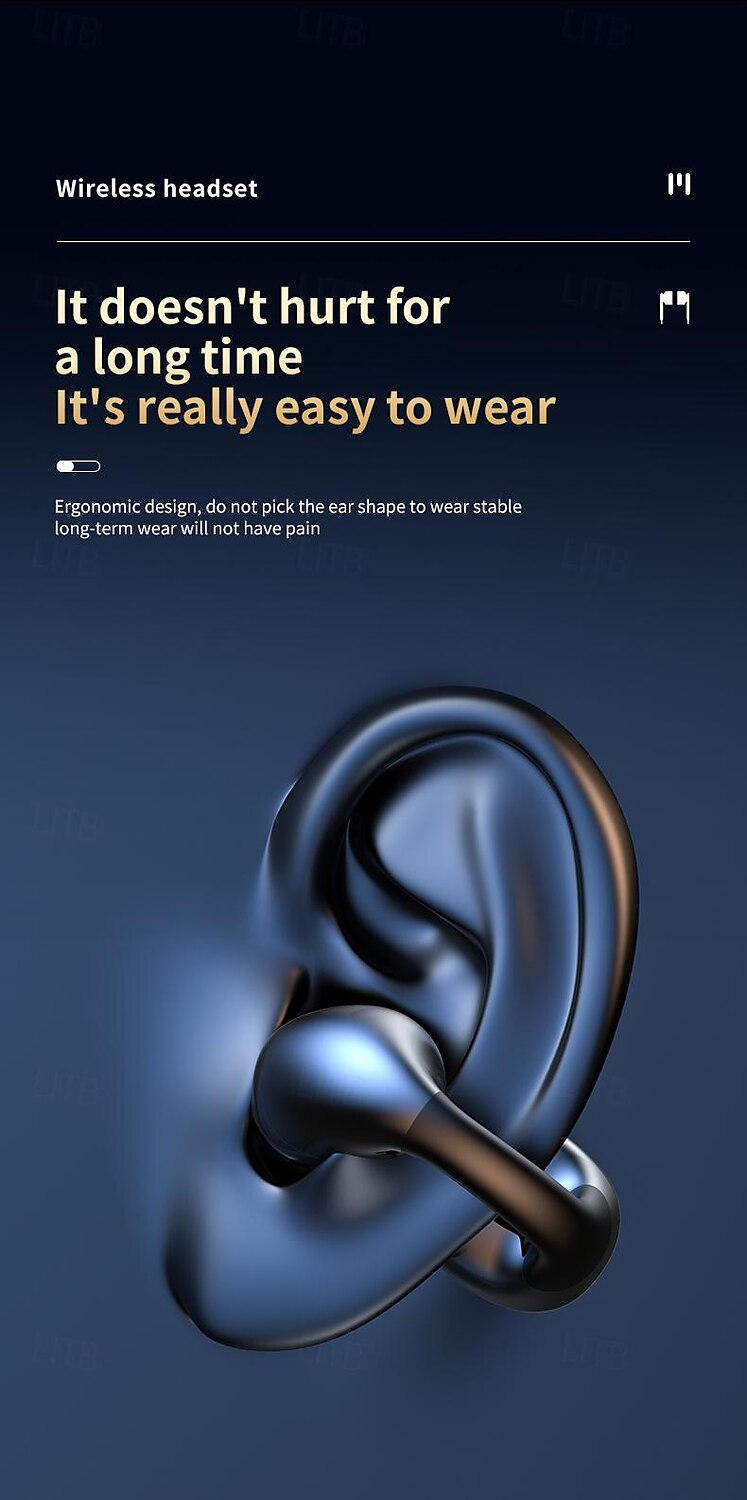 Bone Conduction TWS Wireless Headphones Bluetooth Gaming Headsets LED Digital Display HiFi Noise Canceling Sports Earphones 2025 - $18.99 –P5