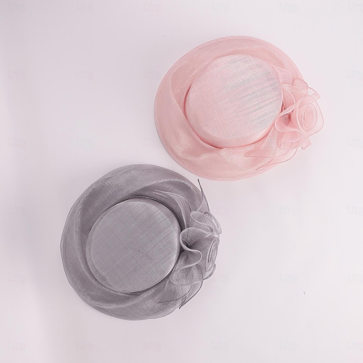 Palarie In Pălărie Vară Clop Palarie de soare Nuntă Petrecere ceai Elegant Nuntă Cu Culoare Pură Partea Dantela Diadema Articole Pentru Cap 2026 - $74.99 –P18