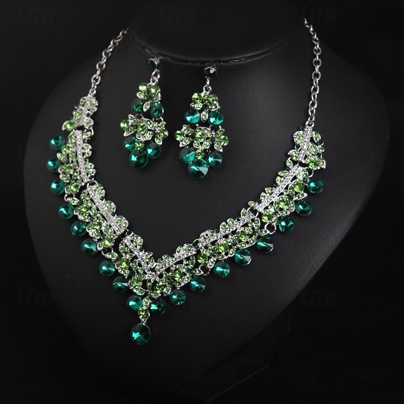Jewelry Set 3pcs Alloy Earrings Necklace Women's Elegant Vintage Fashion Geometrical Geometric Jewelry Set For Wedding Party Anniversary 2025 - $44.99 –P1