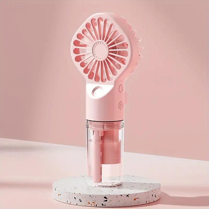 Handheld Sprühventilator – Großer tragbarer Wassernebelventilator für den Außenbereich USB-aufladbar 2025 - $17.99 –P2