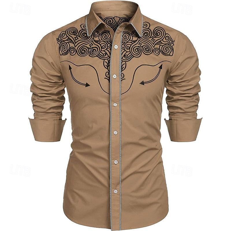 Clásico Retro Antiguo siglo 18 Blusa / Falda Vaquero del oeste Disfraz Hombre Mascarada Uso Diario Despedida de Soltera Adulto Camisas 2026 - $26.99 –P1