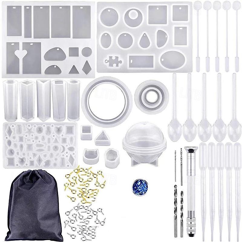 Kristall-Tropfer-Form, Armband-Anhänger, Schmuck-Silikonform, Set mit DIY-Tropfer-Form 2025 - $42.99 –P1
