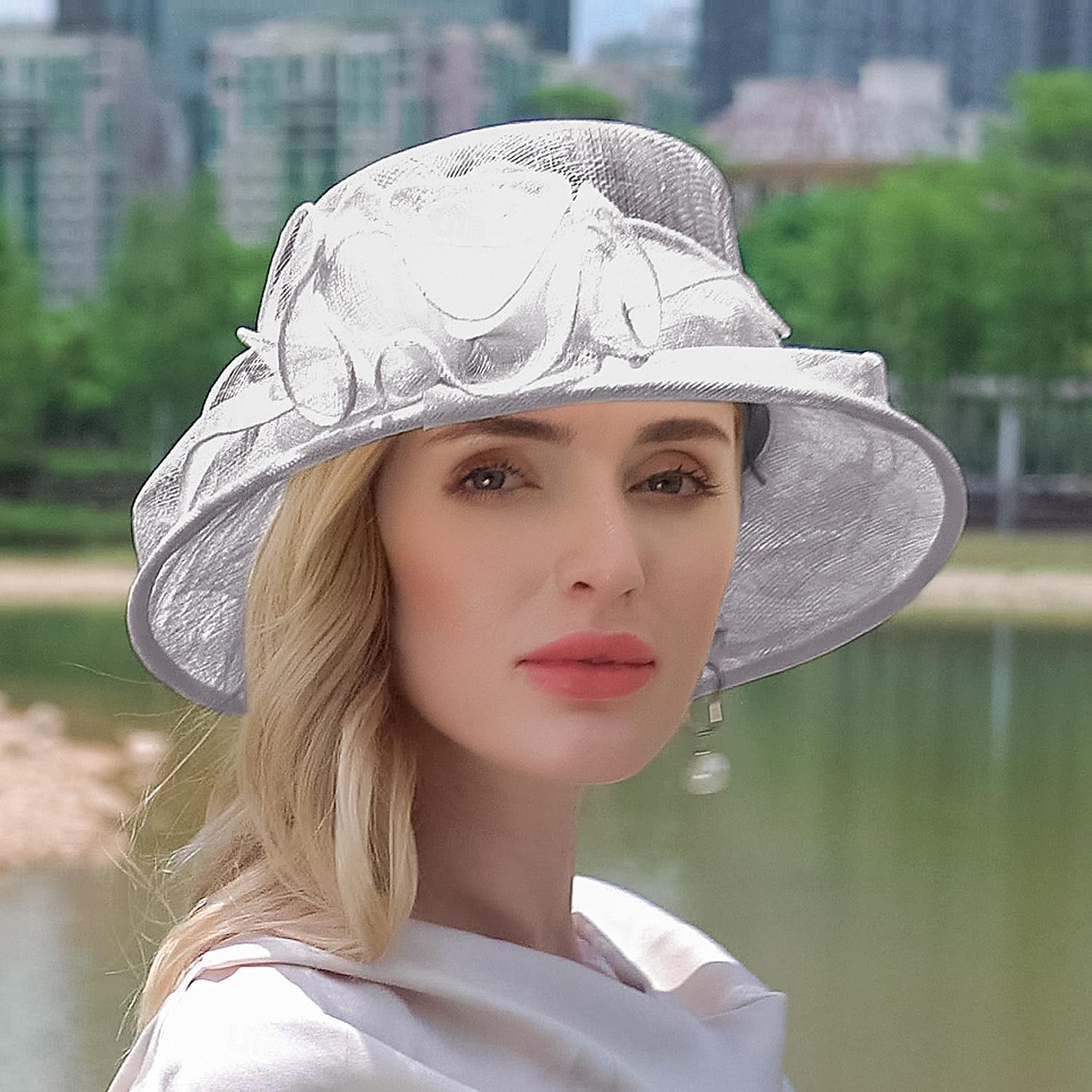 Palarie In Pălărie Vară Clop Palarie de soare Nuntă Petrecere ceai Elegant Nuntă Cu Culoare Pură Partea Dantela Diadema Articole Pentru Cap 2026 - $74.99 –P9