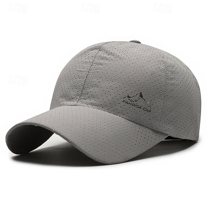 Herren Cap Basecap Sonnenhut Kappe Schwarz Weiß Polyester Modisch Brautkleider schlicht Strasse Täglich Berg Einstellbar Sonnenschutz Atmungsaktiv 2025 - $10.49 –P3